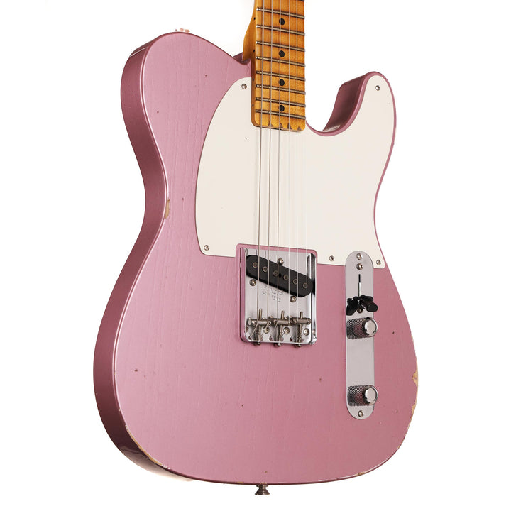 Fender Custom Shop 1956 Esquire Relic Super Faded Burgundy Mist Metallic