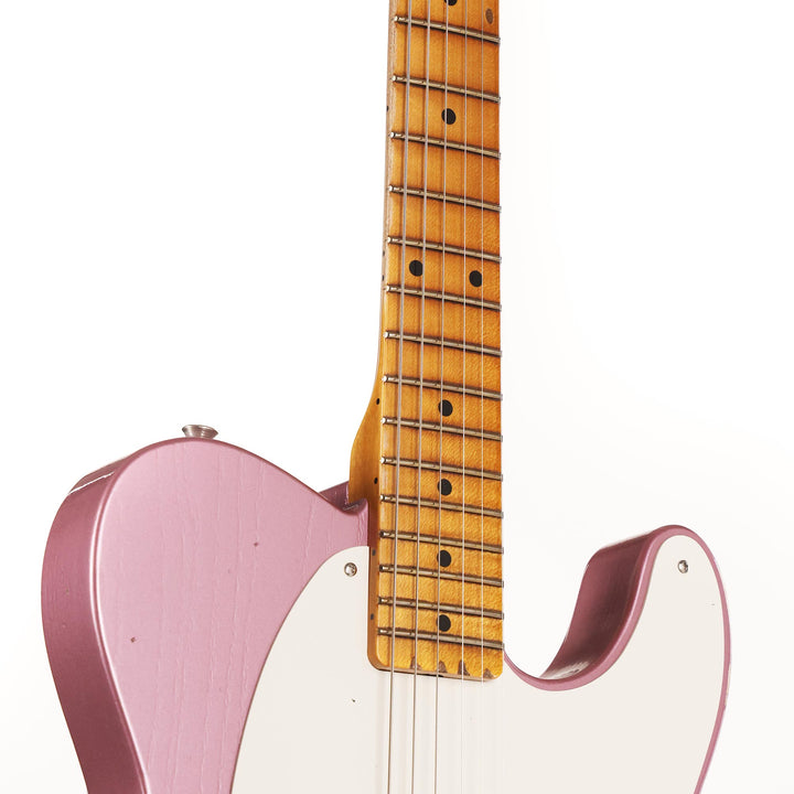 Fender Custom Shop 1956 Esquire Relic Super Faded Burgundy Mist Metallic