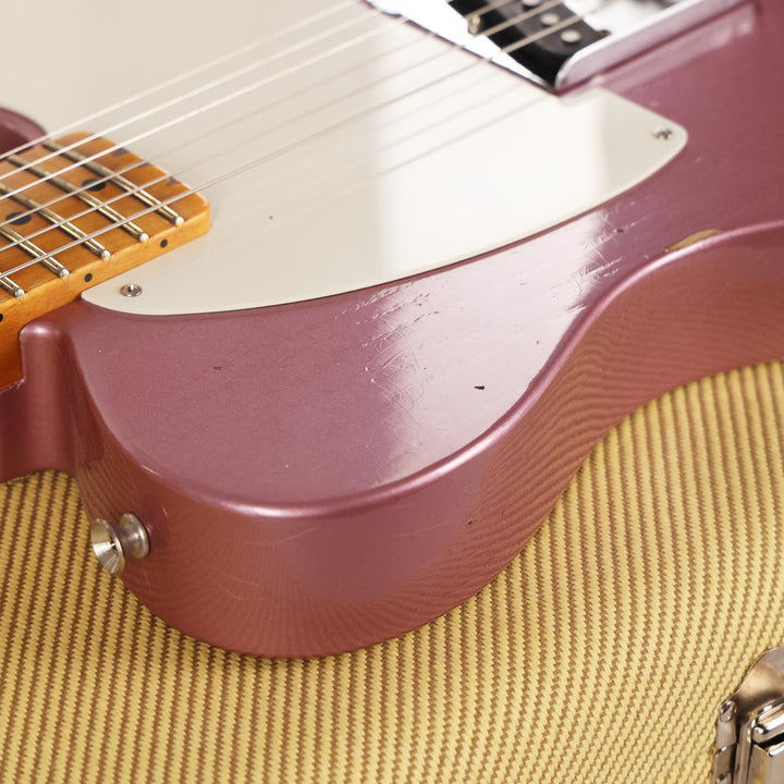Fender Custom Shop 1956 Esquire Relic Super Faded Burgundy Mist Metallic