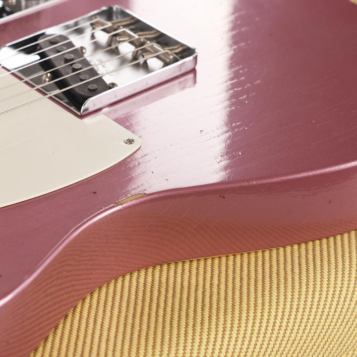 Fender Custom Shop 1956 Esquire Relic Super Faded Burgundy Mist Metallic