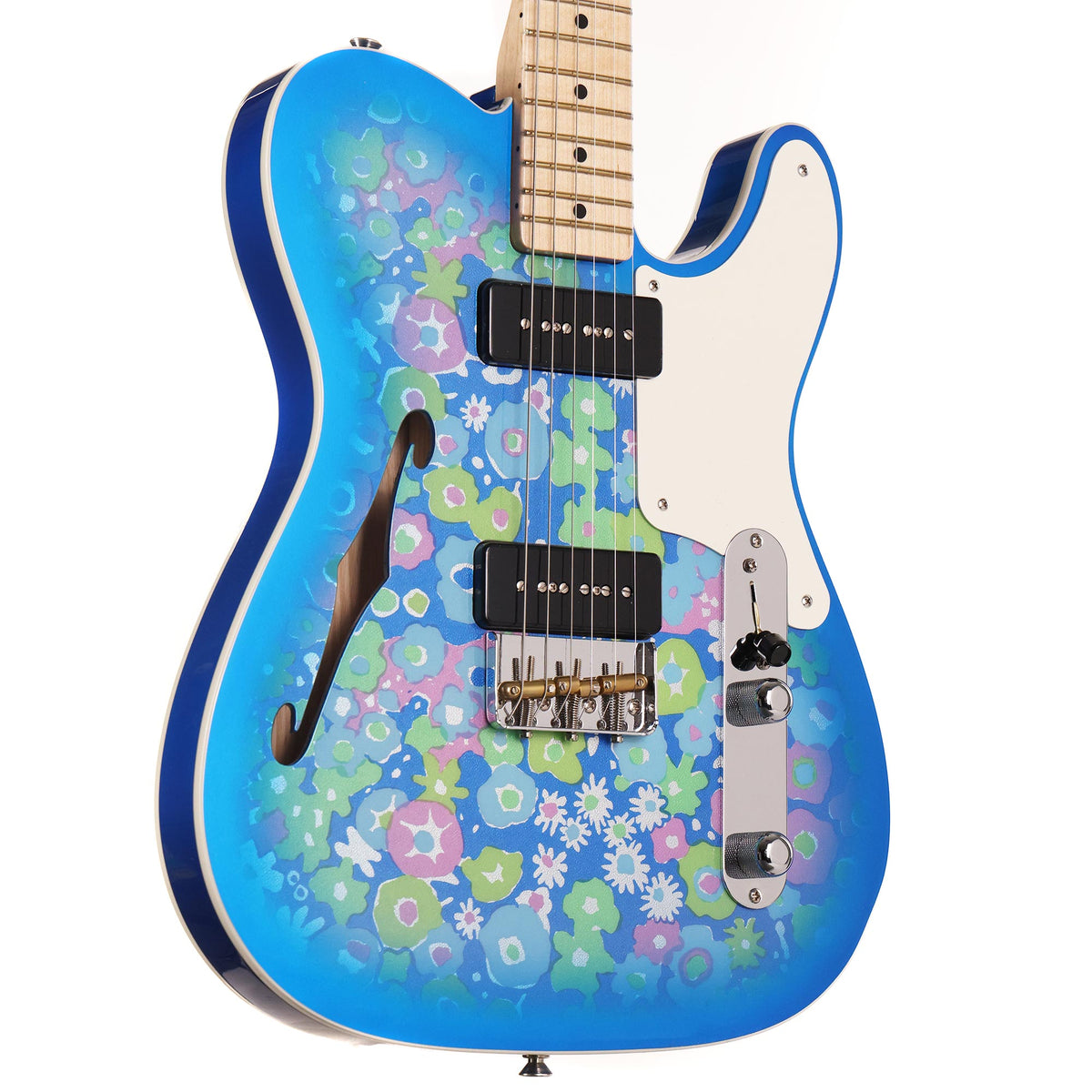 Fender Custom Shop 1960 Telecaster Thinline NOS Blue Flower — 1