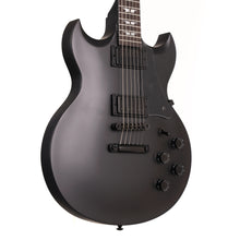 Woodrite Warlord Standard Guitar Satin Black Music Zoo Exclusive