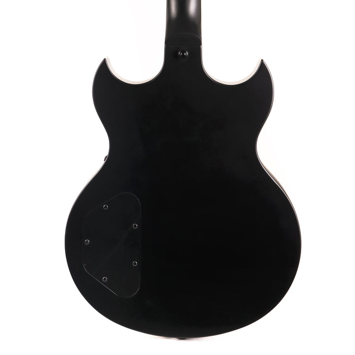 Woodrite Warlord Standard Guitar Satin Black Music Zoo Exclusive