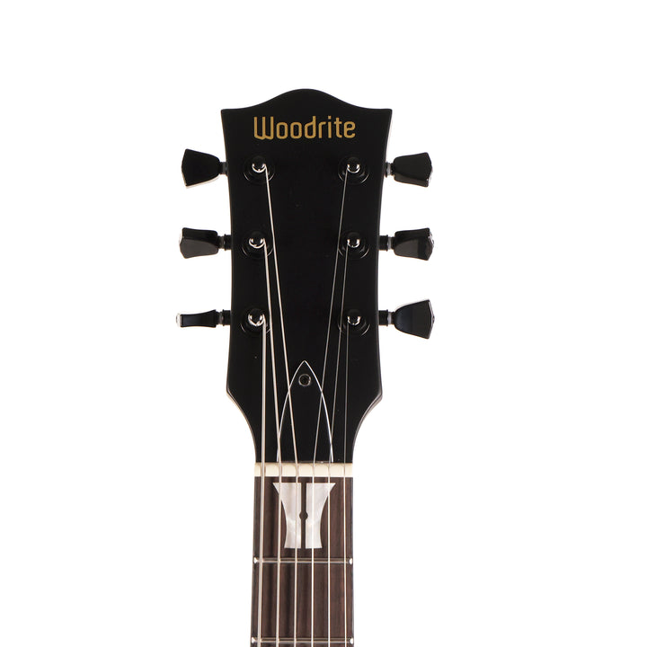 Woodrite Warlord Standard Guitar Satin Black Music Zoo Exclusive