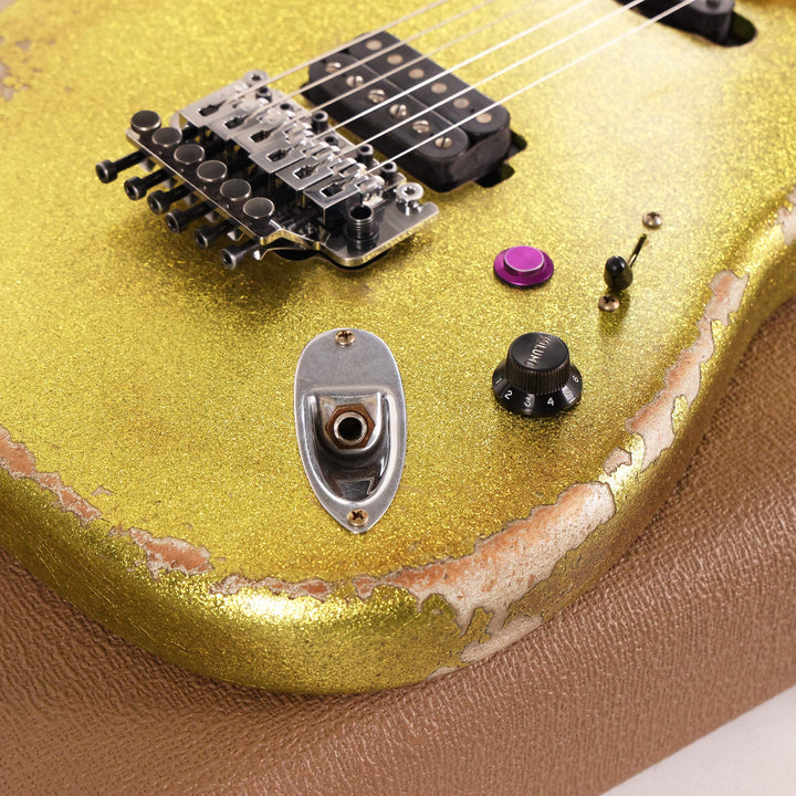 Fender Custom Shop 1960 Stratocaster HS Masterbuilt Andy Hicks Heavy Relic Chartreuse Sparkle