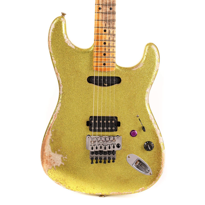 Fender Custom Shop 1960 Stratocaster HS Masterbuilt Andy Hicks Heavy Relic Chartreuse Sparkle