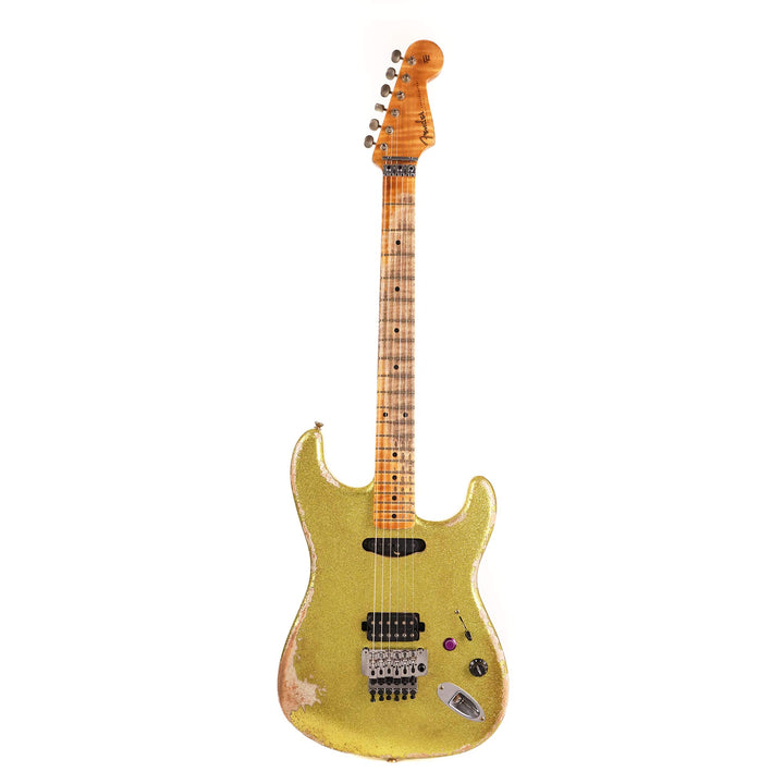 Fender Custom Shop 1960 Stratocaster HS Masterbuilt Andy Hicks Heavy Relic Chartreuse Sparkle