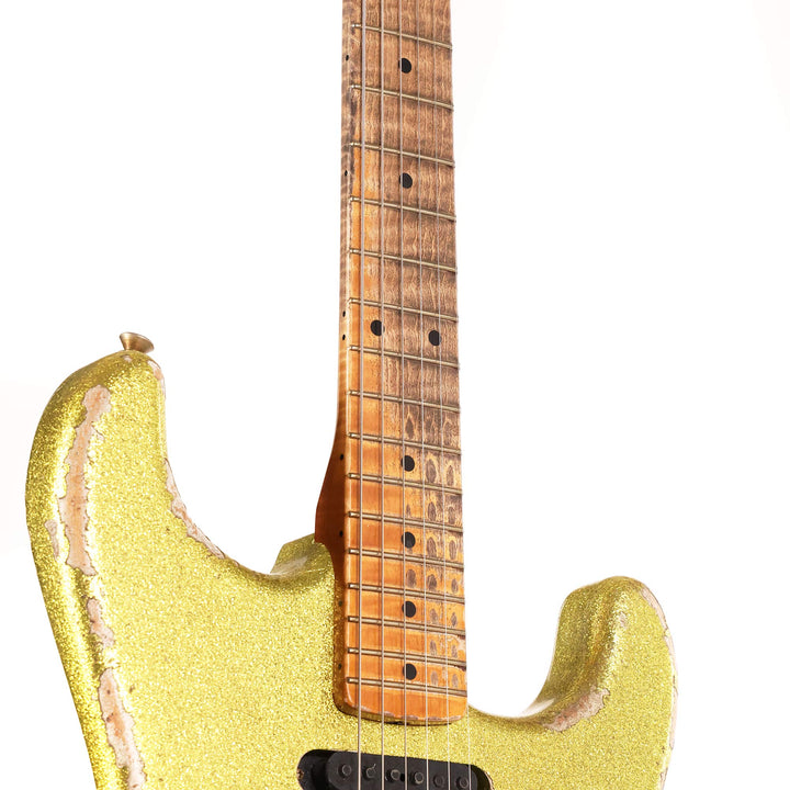 Fender Custom Shop 1960 Stratocaster HS Masterbuilt Andy Hicks Heavy Relic Chartreuse Sparkle