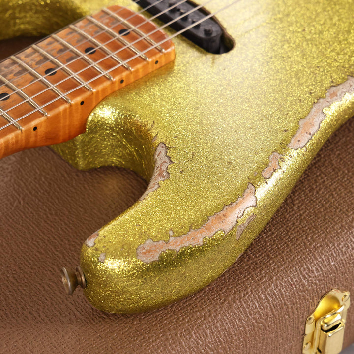 Fender Custom Shop 1960 Stratocaster HS Masterbuilt Andy Hicks Heavy Relic Chartreuse Sparkle