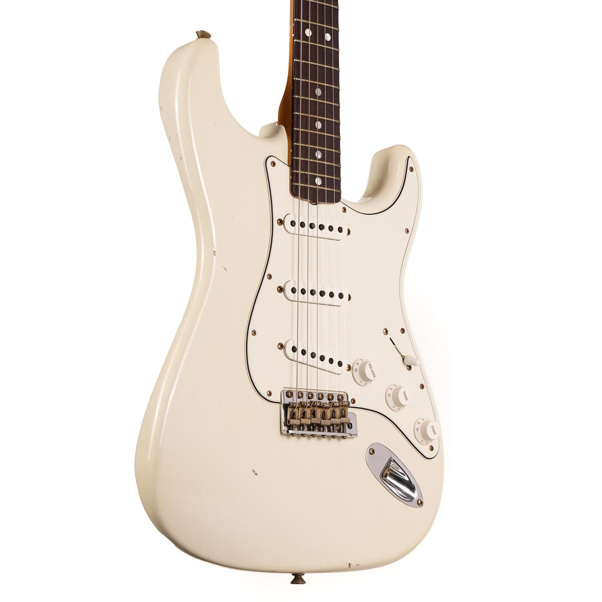 Fender Custom Shop 1969 Stratocaster Journeyman Relic Aged Olympic White — 1