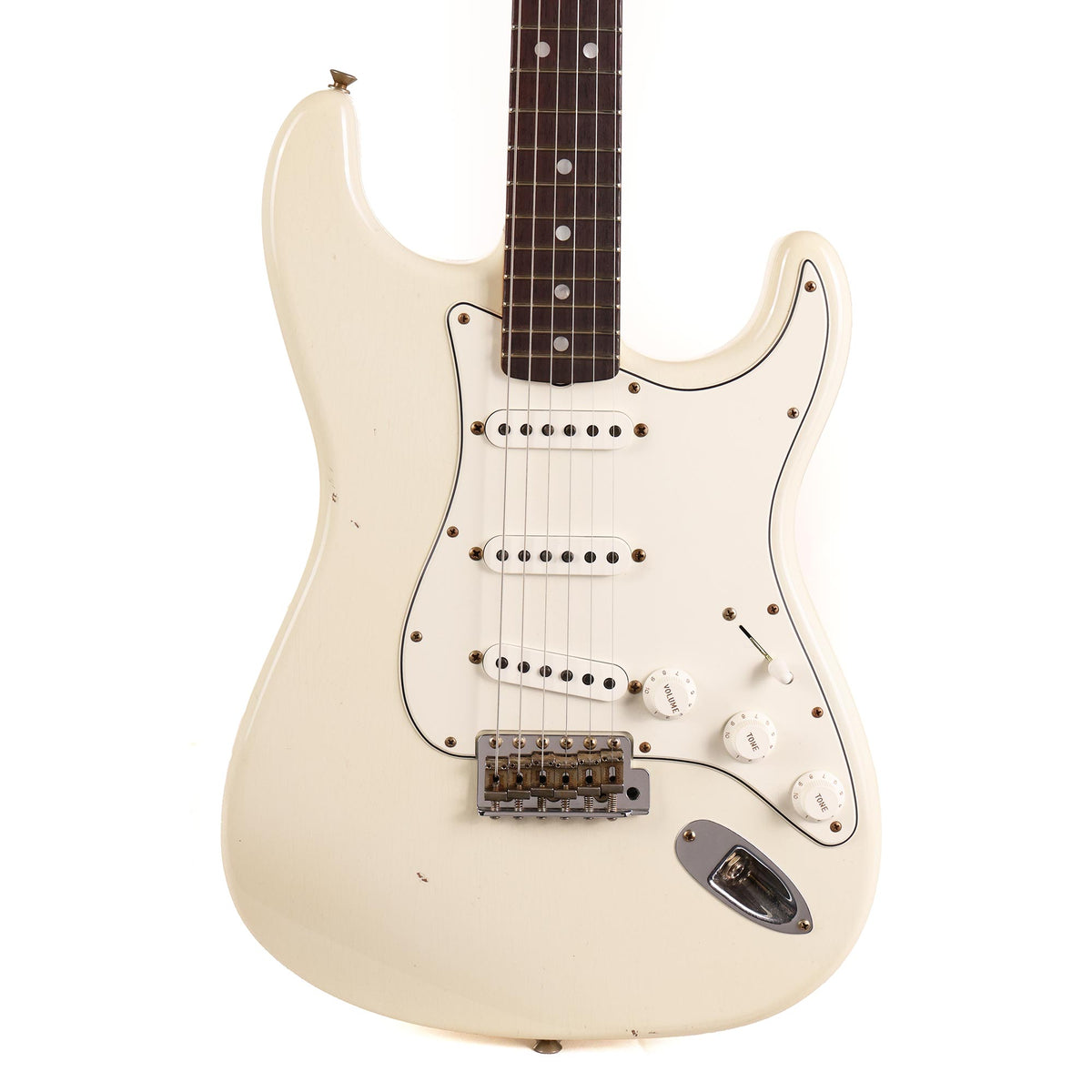 Fender Custom Shop 1969 Stratocaster Journeyman Relic Aged Olympic White — 2