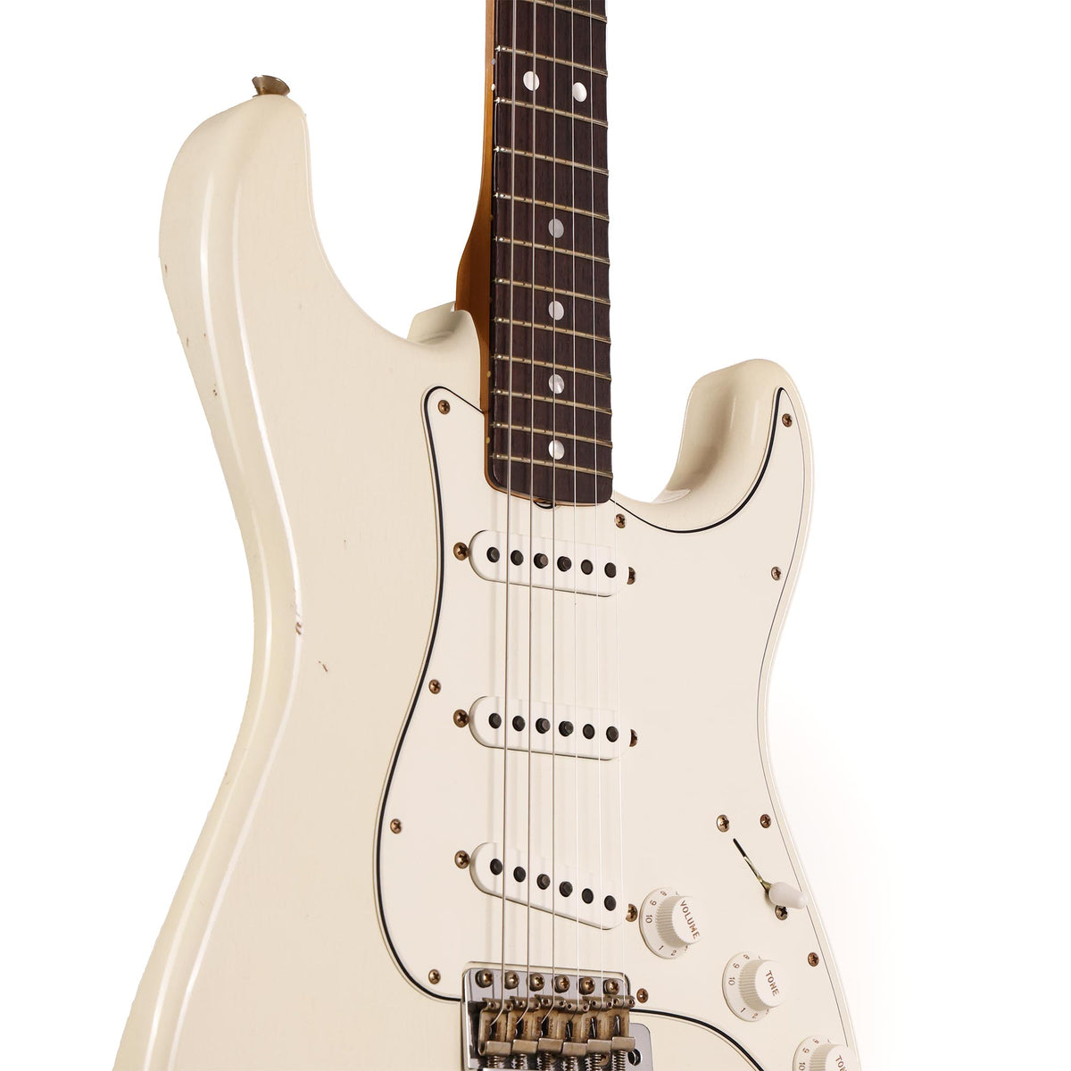 Fender Custom Shop 1969 Stratocaster Journeyman Relic Aged Olympic White — 5