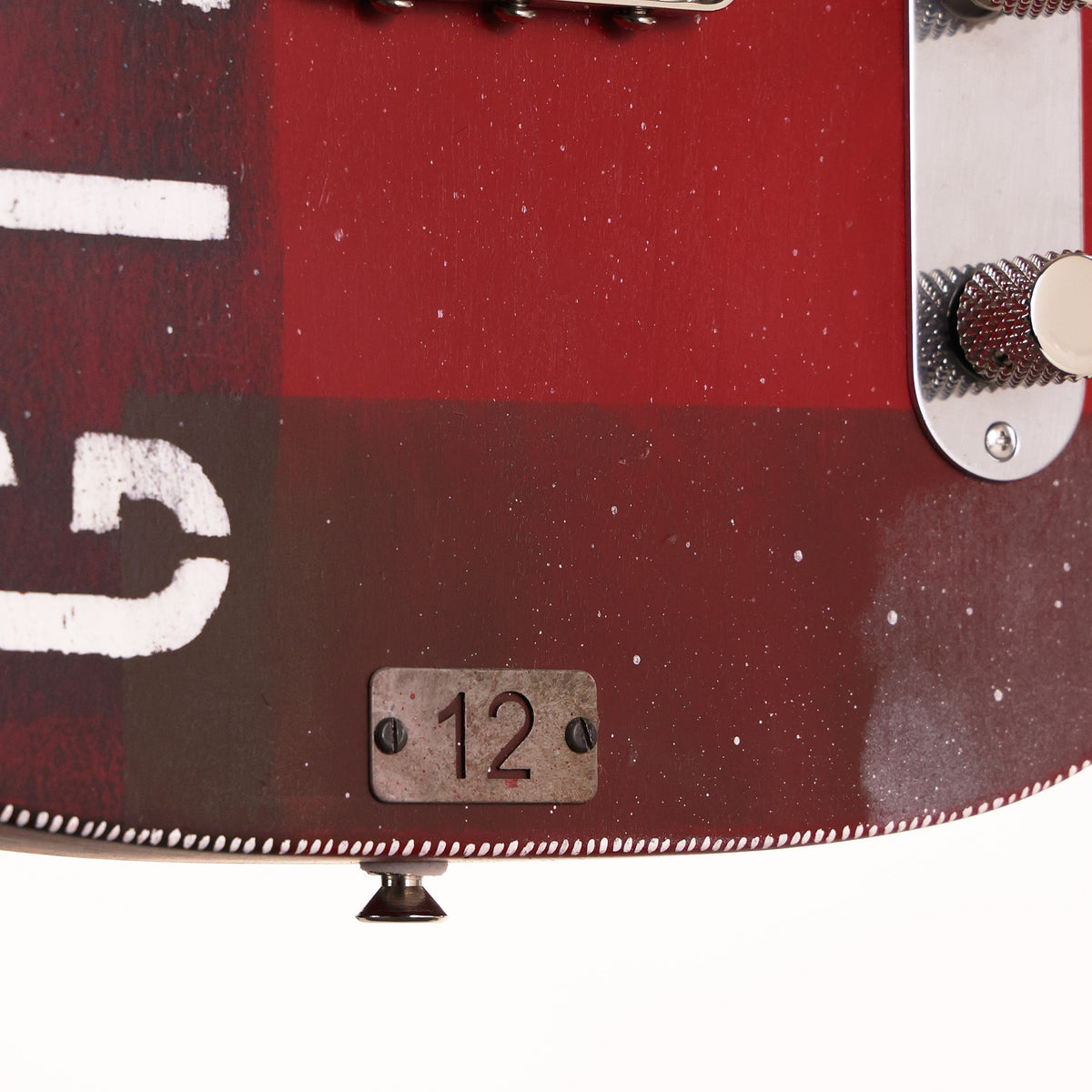 El Cabron Guitars Custom "Red Industrial G12" — 10