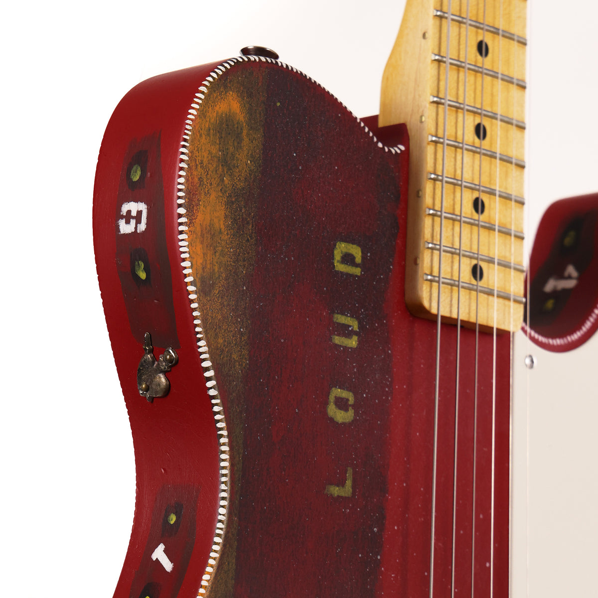 El Cabron Guitars Custom "Red Industrial G12" — 11