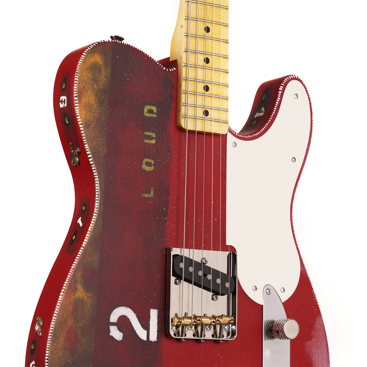 El Cabron Guitars Custom "Red Industrial G12" — 5
