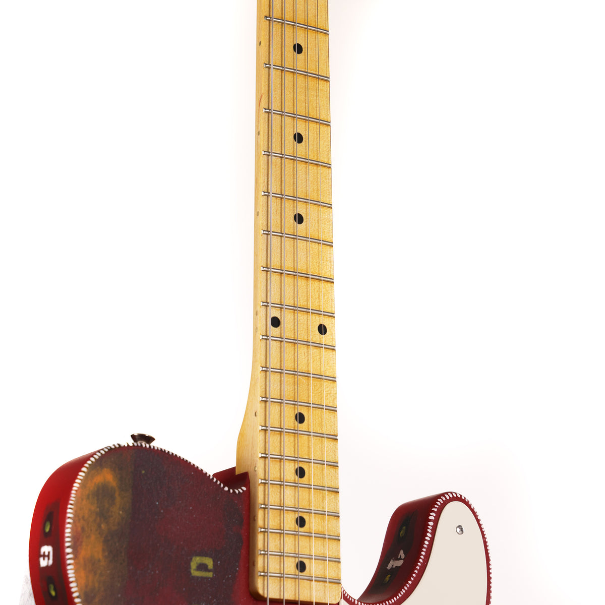 El Cabron Guitars Custom "Red Industrial G12" — 7