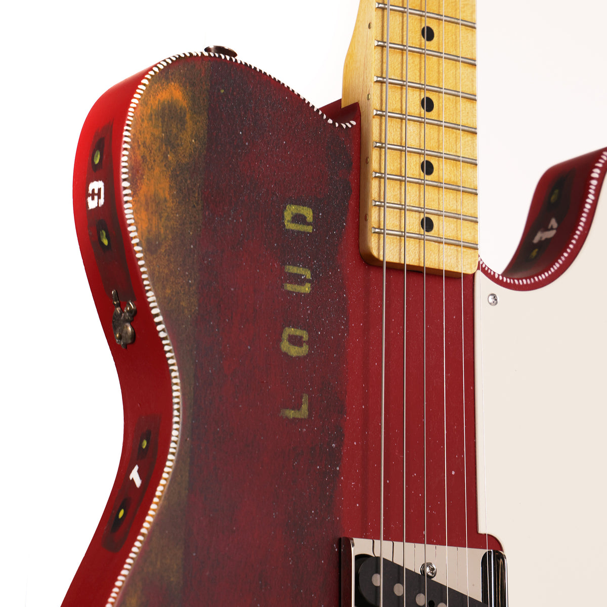 El Cabron Guitars Custom "Red Industrial G12" — 8