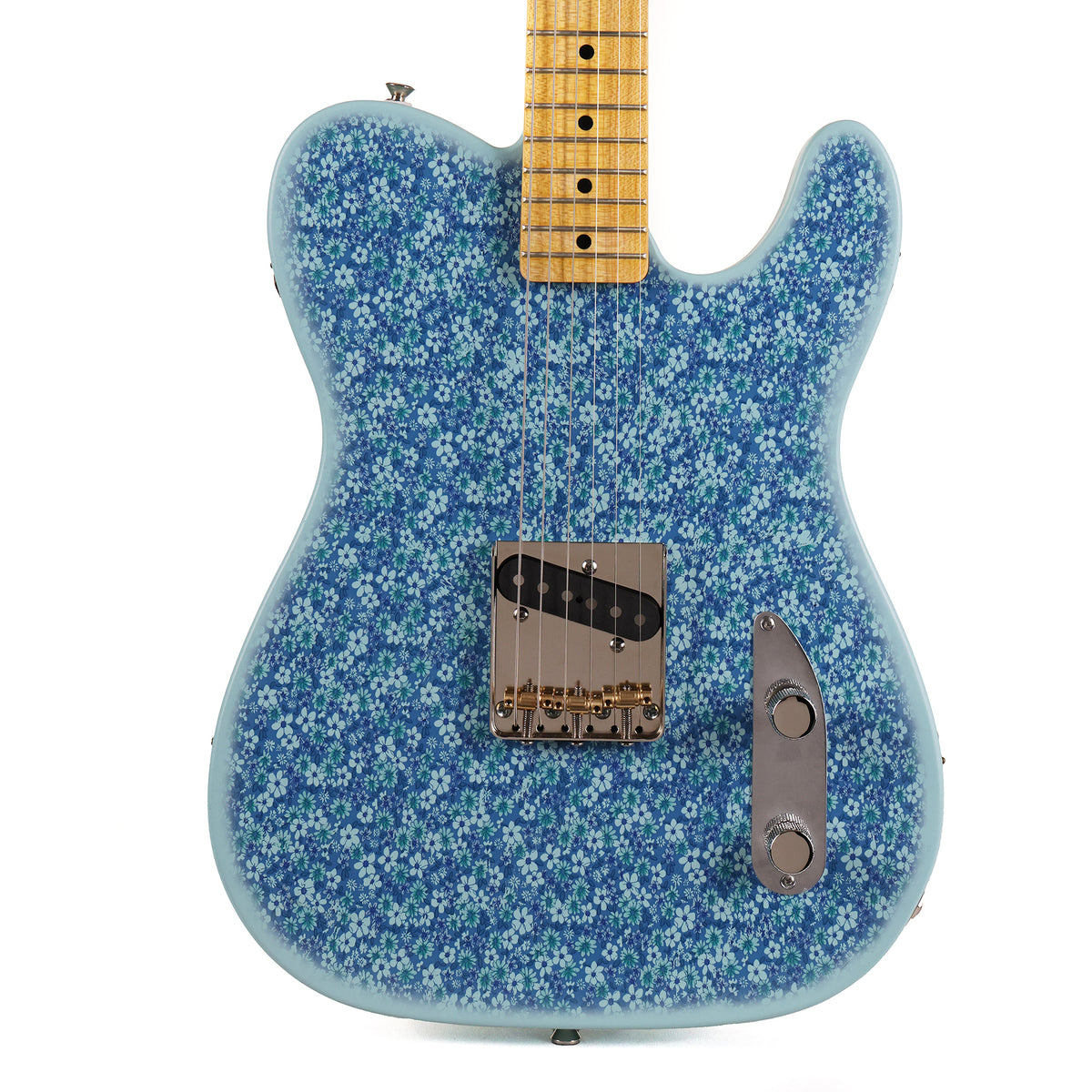 El Cabron Guitars Blue Flowers — 2