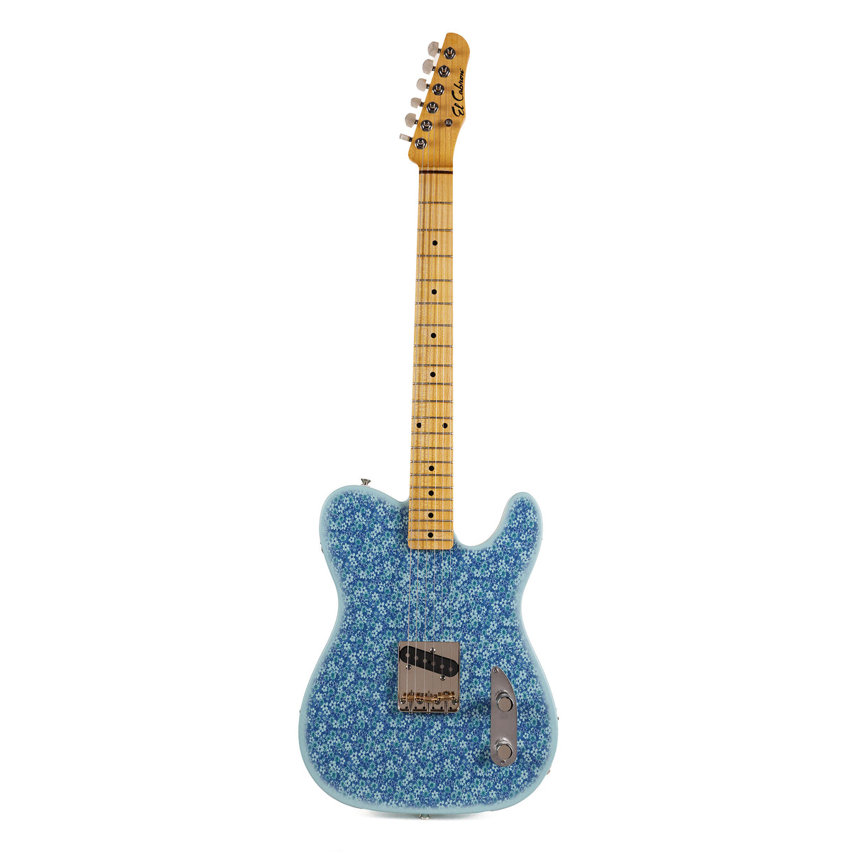 El Cabron Guitars Blue Flowers — 3