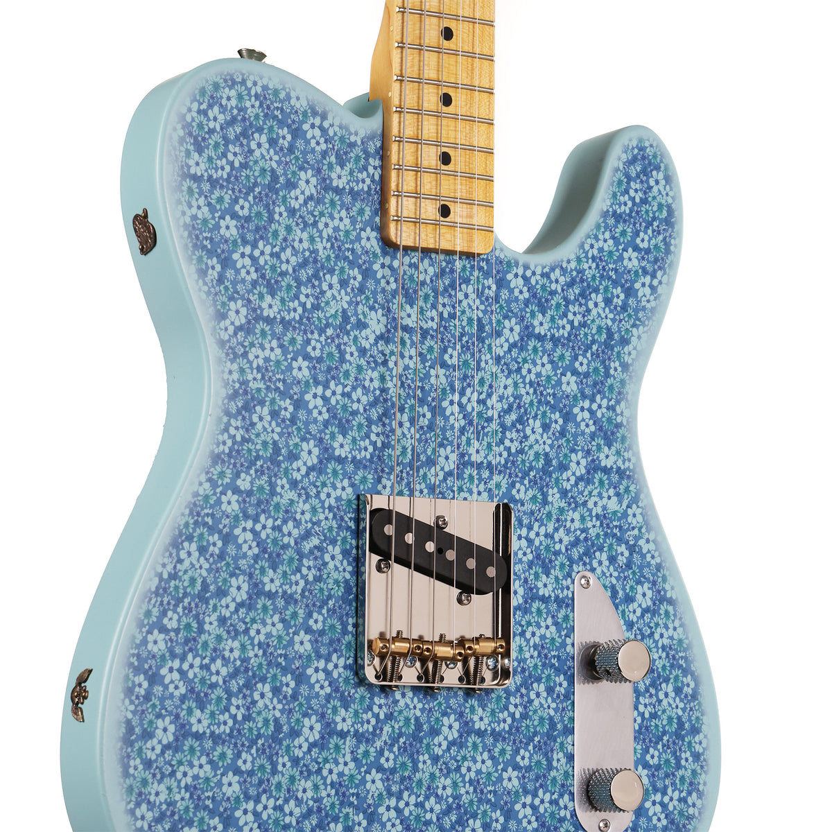 El Cabron Guitars Blue Flowers — 5
