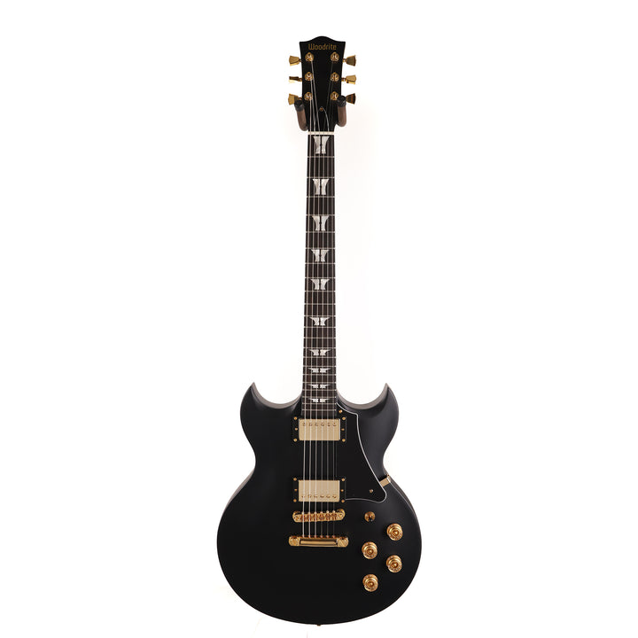 Woodrite Warlord Standard Satin Black and Gold Hardware