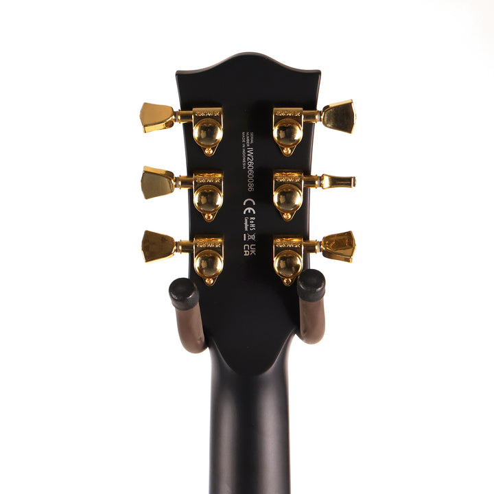 Woodrite Warlord Standard Satin Black and Gold Hardware