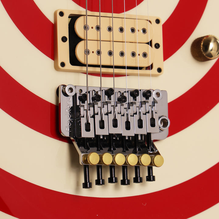 Charvel Custom Shop San Dimas Red and White Bullseye