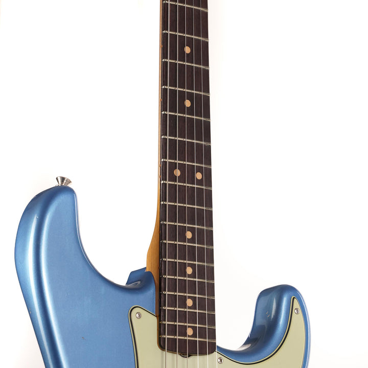 Fender Custom Shop 1963 Stratocaster Journeyman Relic Aged Lake Placid Blue