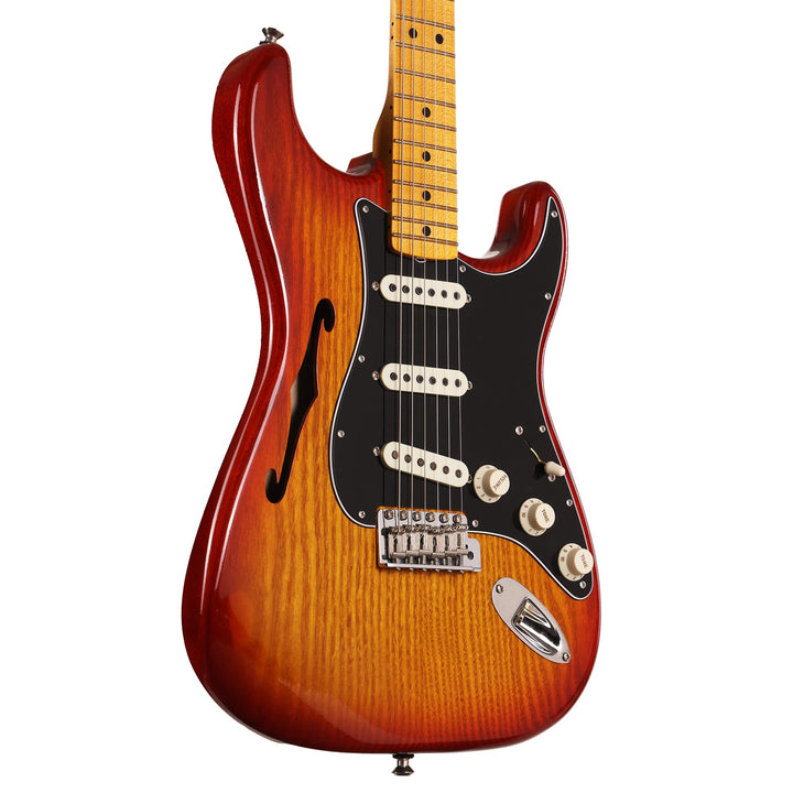 Fender Custom Shop Postmodern Thinline Stratocaster Closet Classic Aged Sienna Sunburst