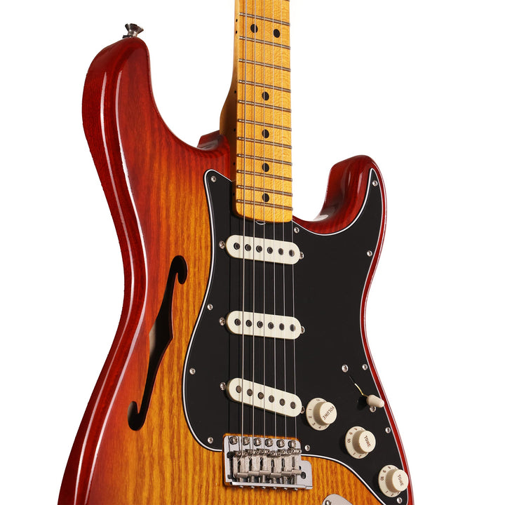 Fender Custom Shop Postmodern Thinline Stratocaster Closet Classic Aged Sienna Sunburst