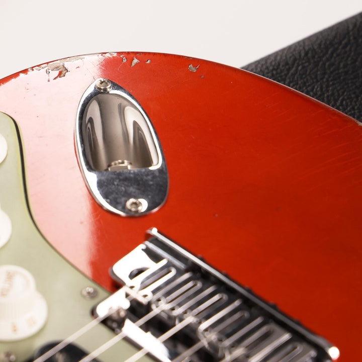 Fender Custom Shop Custom Deluxe Stratocaster HSS Relic Candy Tangerine