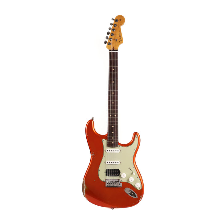 Fender Custom Shop Custom Deluxe Stratocaster HSS Relic Candy Tangerine