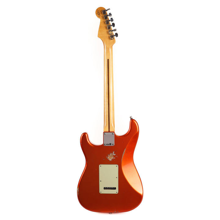 Fender Custom Shop Custom Deluxe Stratocaster HSS Relic Candy Tangerine
