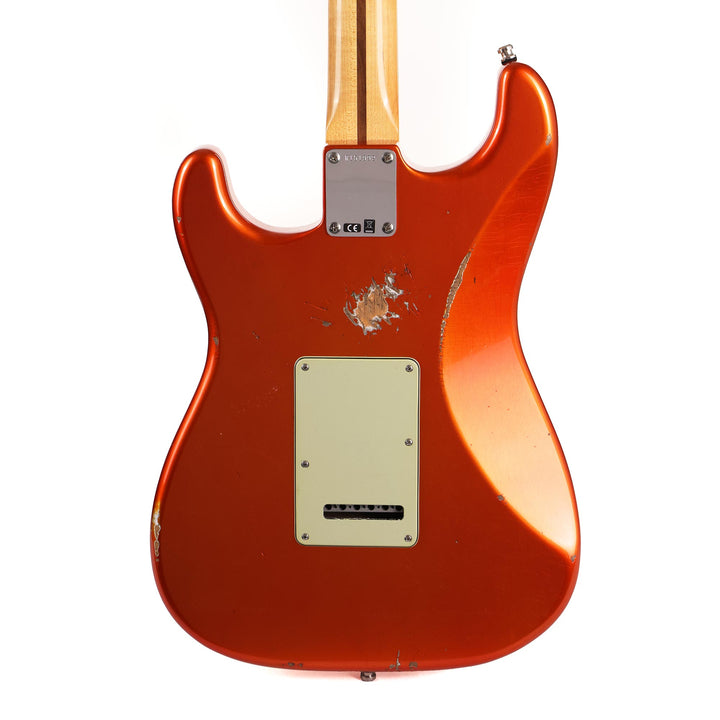 Fender Custom Shop Custom Deluxe Stratocaster HSS Relic Candy Tangerine