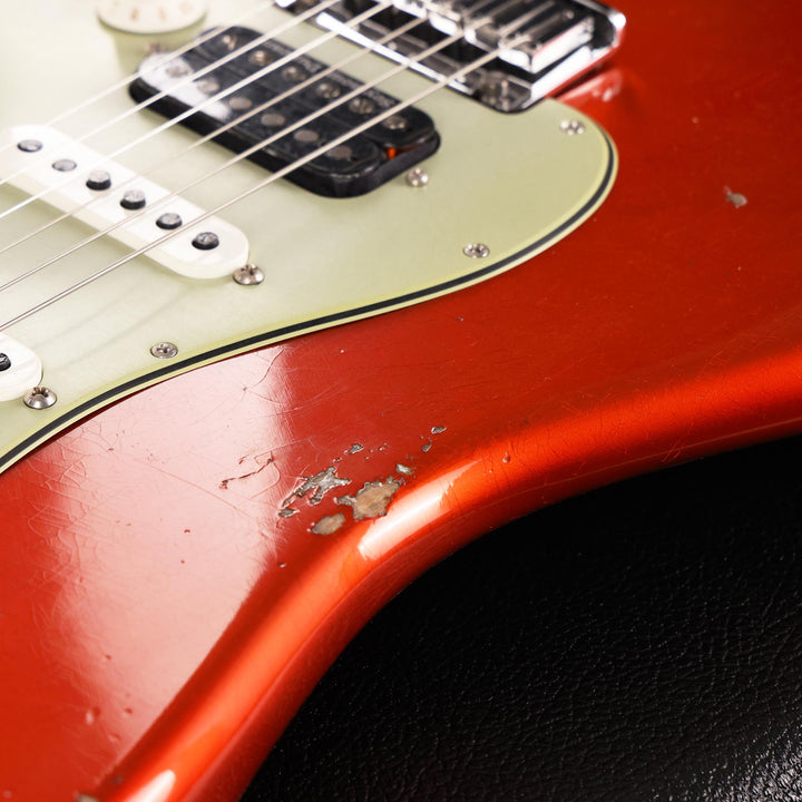Fender Custom Shop Custom Deluxe Stratocaster HSS Relic Candy Tangerine