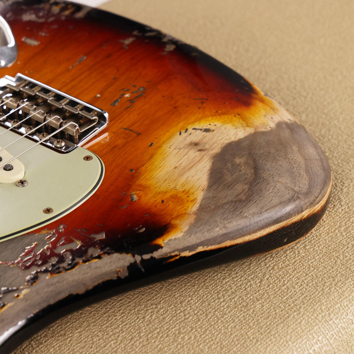 Fender Custom Shop 1963 Stratocaster Super Heavy Relic Faded Aged 3-Tone Sunburst