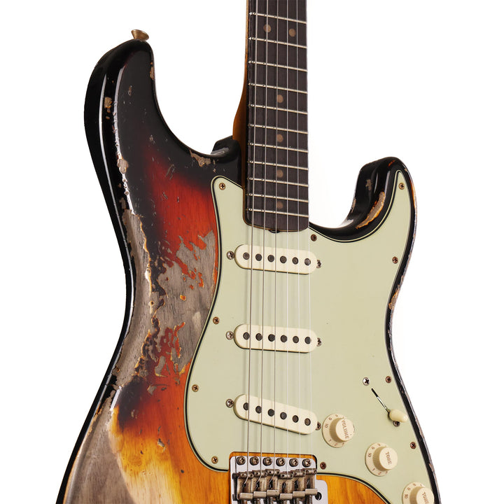 Fender Custom Shop 1963 Stratocaster Super Heavy Relic Faded Aged 3-Tone Sunburst