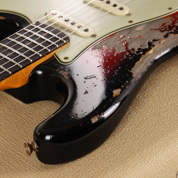 Fender Custom Shop 1963 Stratocaster Super Heavy Relic Faded Aged 3-Tone Sunburst