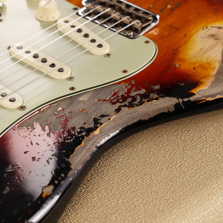 Fender Custom Shop 1963 Stratocaster Super Heavy Relic Faded Aged 3-Tone Sunburst