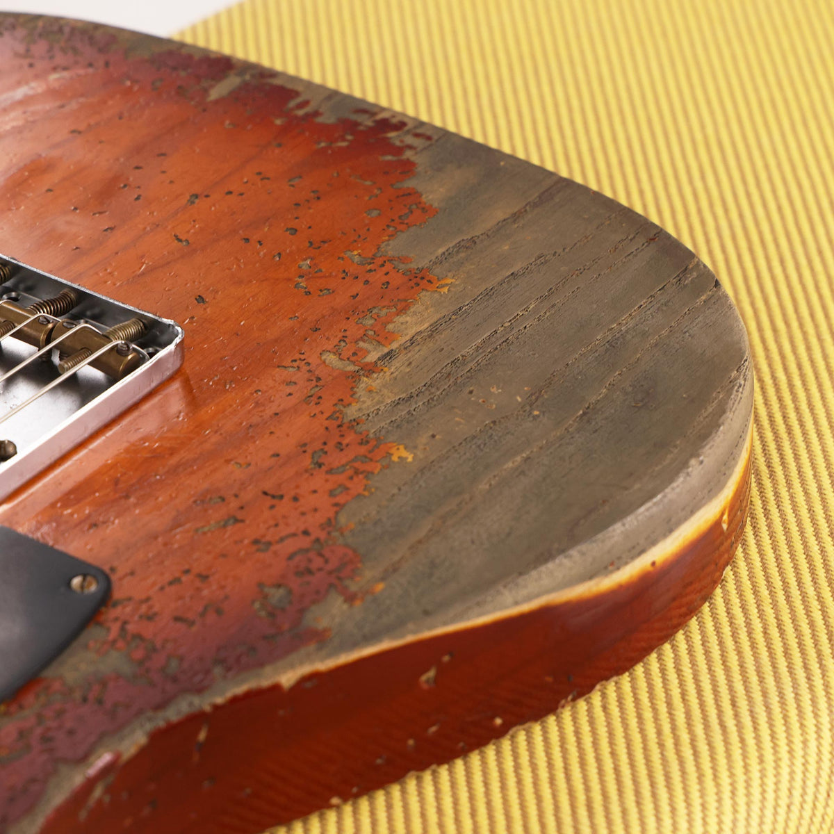 Fender Custom Shop 1952 Telecaster Super Heavy Relic Faded Violin Burst — 10