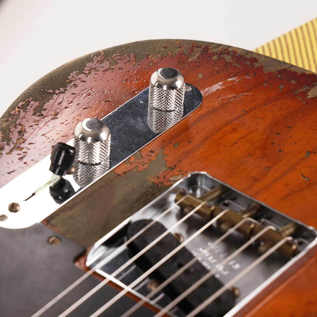 Fender Custom Shop 1952 Telecaster Super Heavy Relic Faded Violin Burst — 11