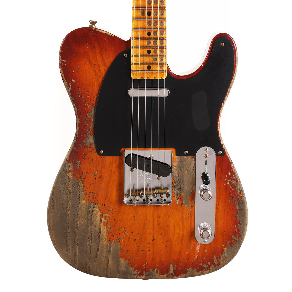 Fender Custom Shop 1952 Telecaster Super Heavy Relic Faded Violin Burst — 2