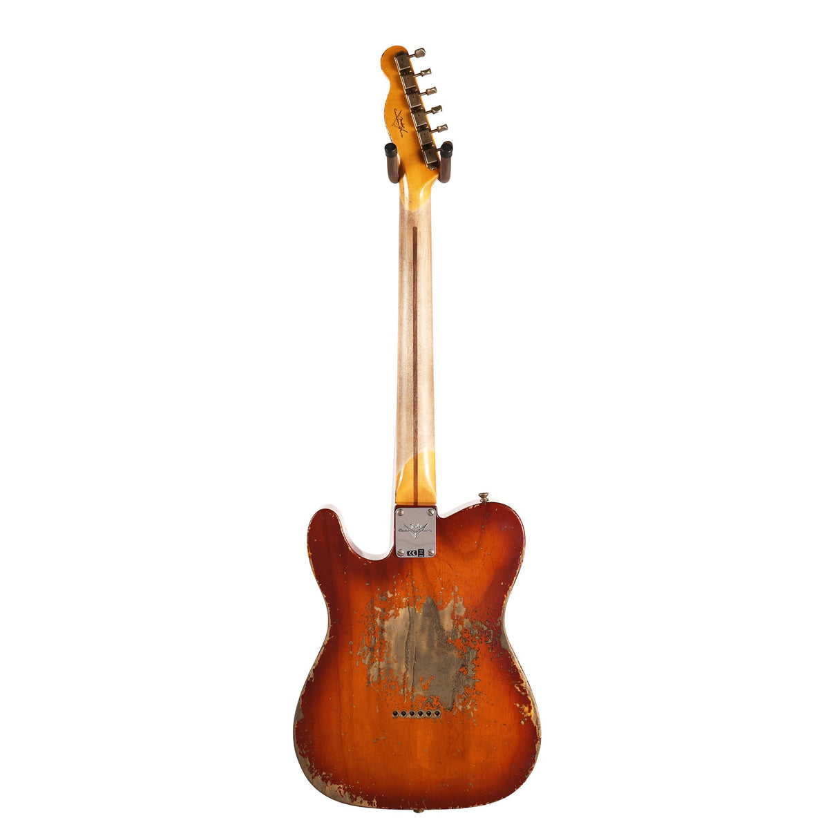 Fender Custom Shop 1952 Telecaster Super Heavy Relic Faded Violin Burst — 4