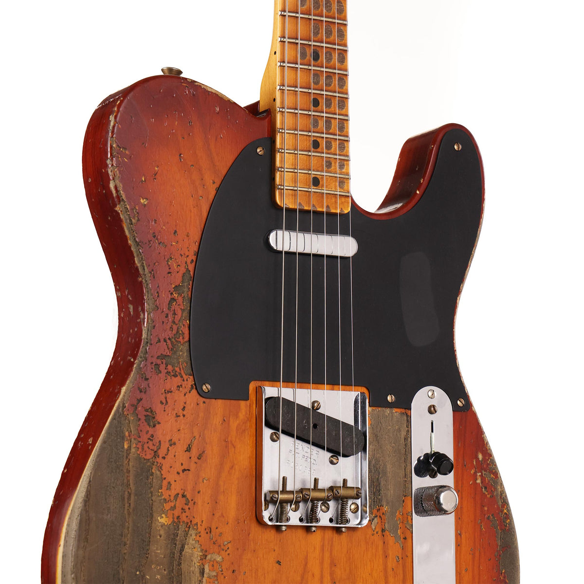 Fender Custom Shop 1952 Telecaster Super Heavy Relic Faded Violin Burst — 5