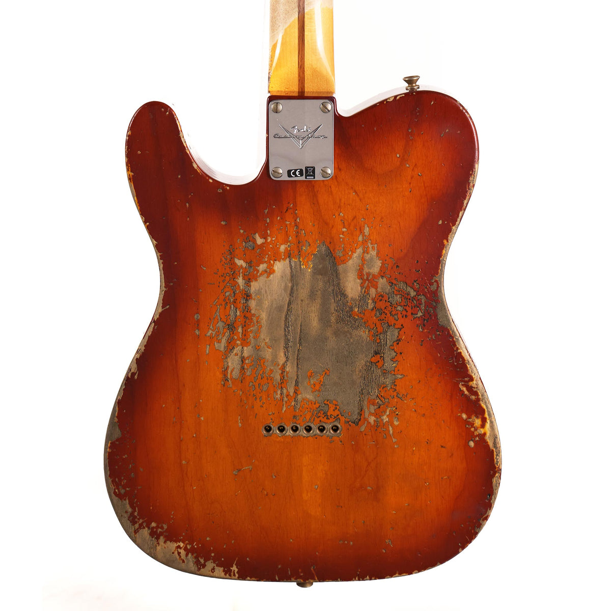 Fender Custom Shop 1952 Telecaster Super Heavy Relic Faded Violin Burst — 6