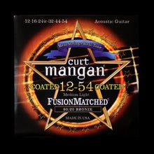 Curt Mangan Fusion Matched 80/20 Bronze Coated Acoustic Strings (12-54)