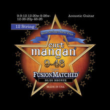 Curt Mangan Fusion Matched 80/20 Bronze 12-String Acoustic Strings (9-46)