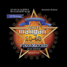 Curt Mangan Fusion Matched 80/20 Bronze 12-String Acoustic Strings (10-48)