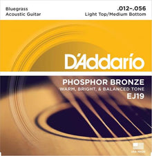 D'Addario Phosphor Bronze Acoustic Strings (Bluegrass 12-56)