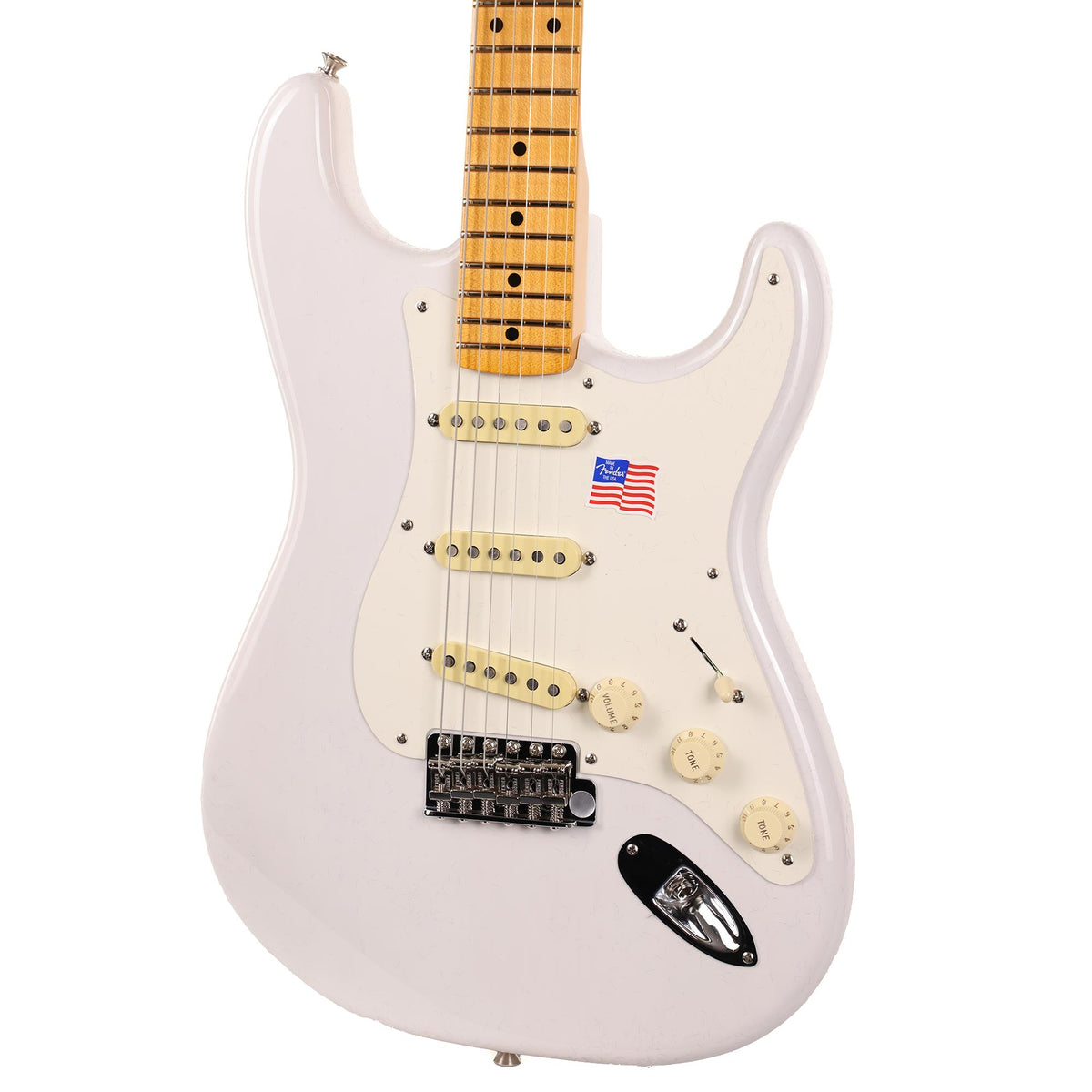 Fender Artist Series Eric Johnson Stratocaster Electric Guitar White Blonde — 7